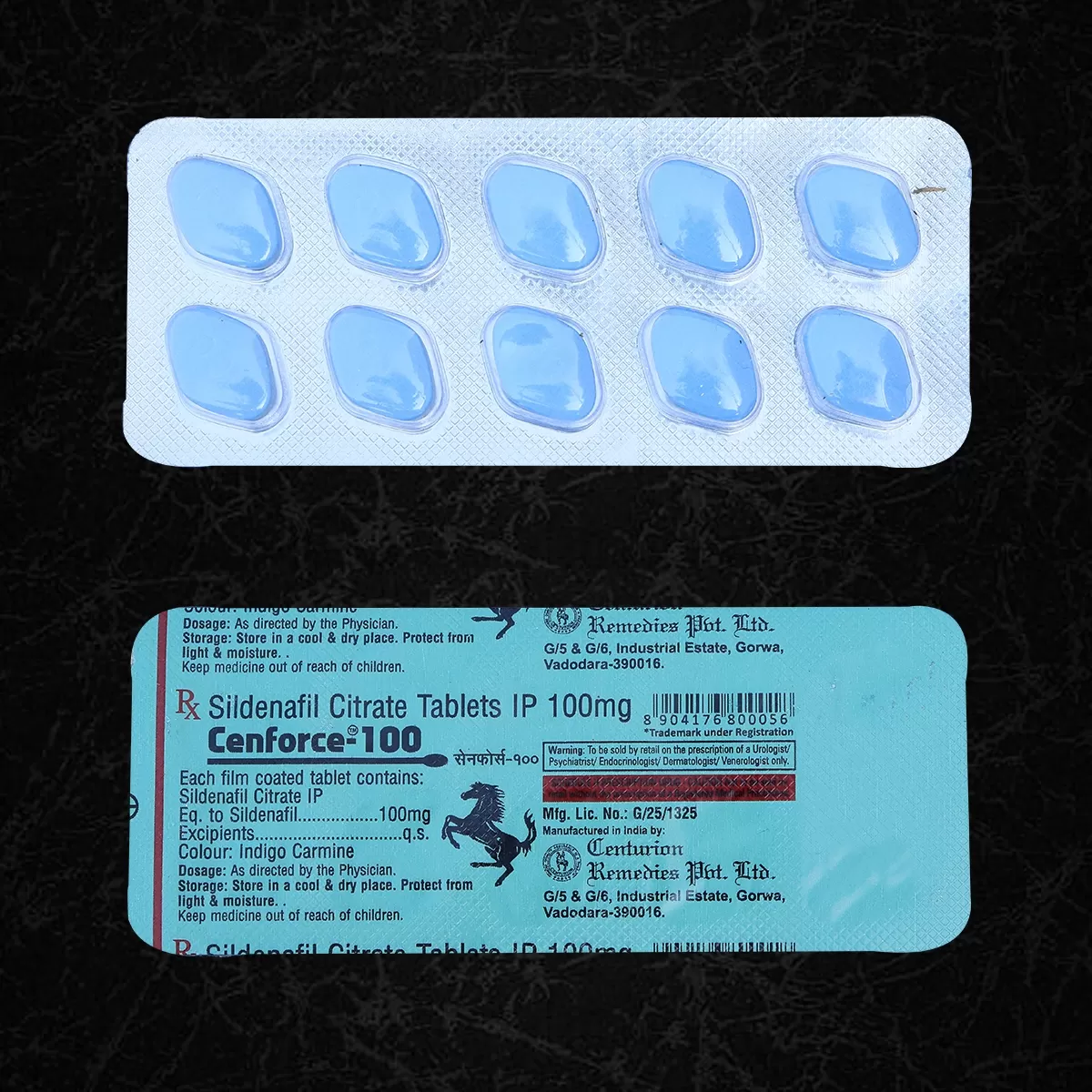 Sildenafil Citrate Tablets CENFORCE 100MG