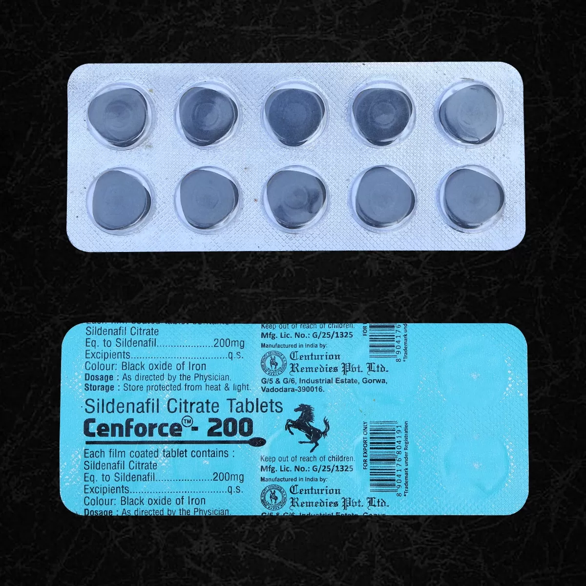 Sildenafil Citrate Tablets CENFORCE 200MG