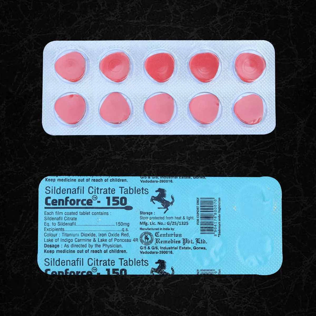 Sildenafil Citrate Tablets CENFORCE 150MG