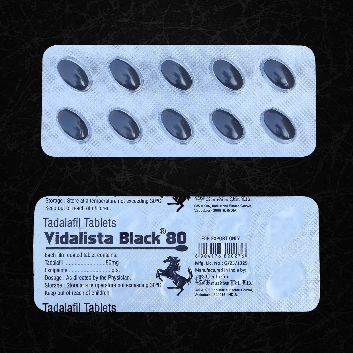 VIDALISTA 80MG  BLACK